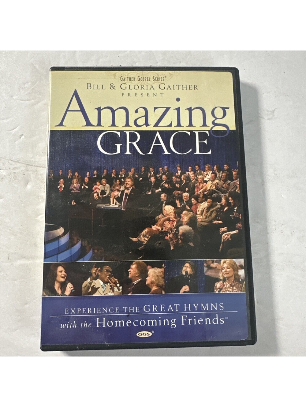 Bill and Gloria Gaither and Their Homecoming Friends: Amazing Grace-DVD VG